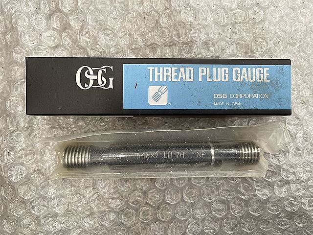 OSG ネジプラグゲージ 新品 Tr16×2-LH-7H