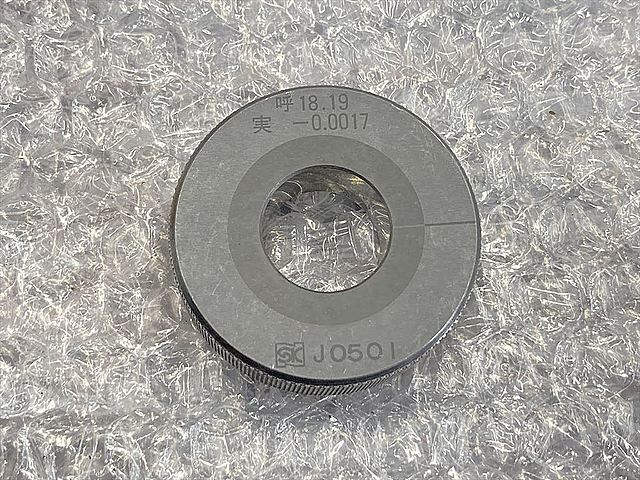 新潟精機 リングゲージ 18.19 呼