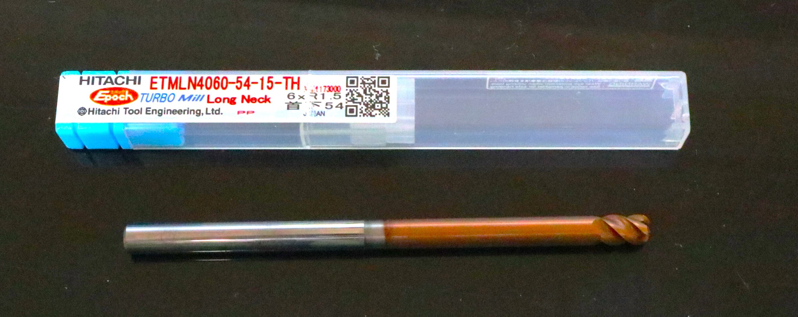 HITACHI エンドミル 　ETMLN4060-54-15-TH 6×R1.5　首下54　未使用