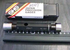 測範社 　限界栓ゲージ 　25H7 +0.021　0405000-4　未使用