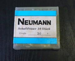 NEUMANN  エンドミル Φ3　10個　未使用