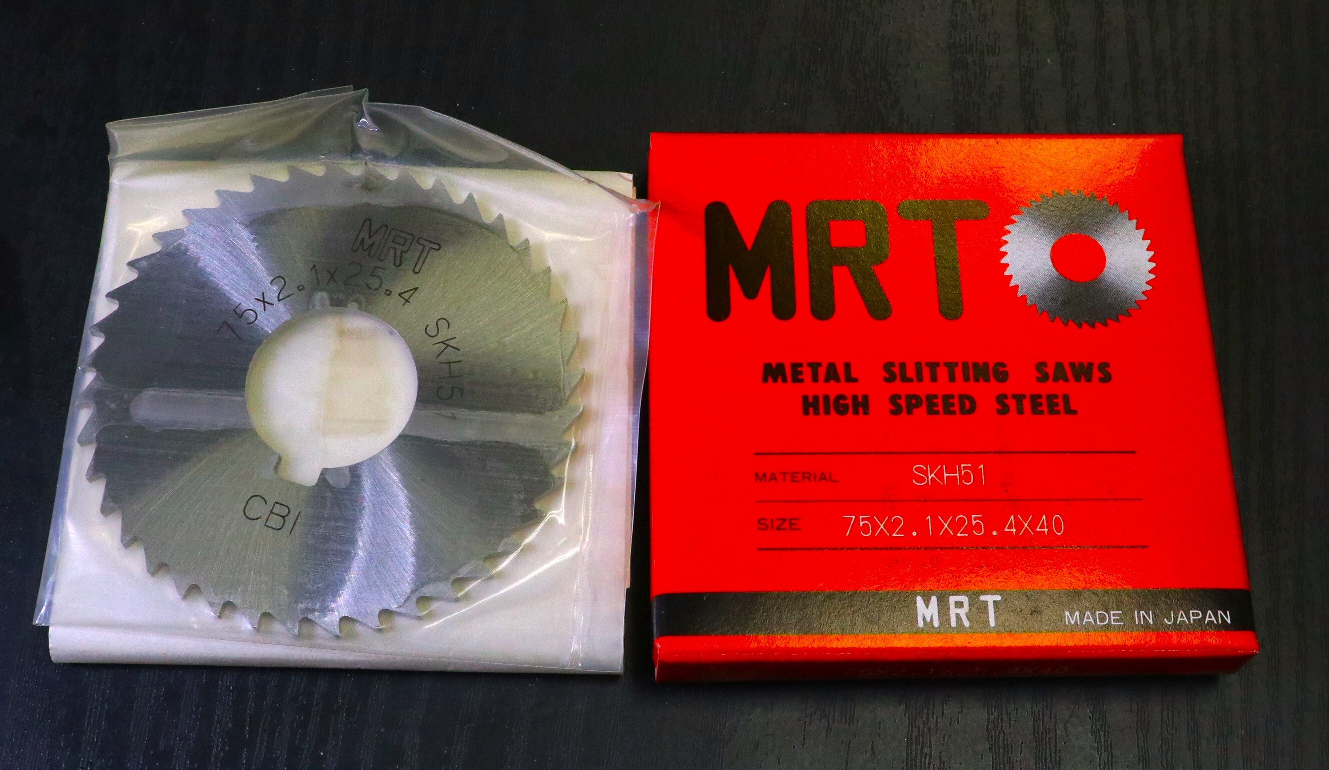 MRT  メタルソー 75×2.1×25.4×40　未使用