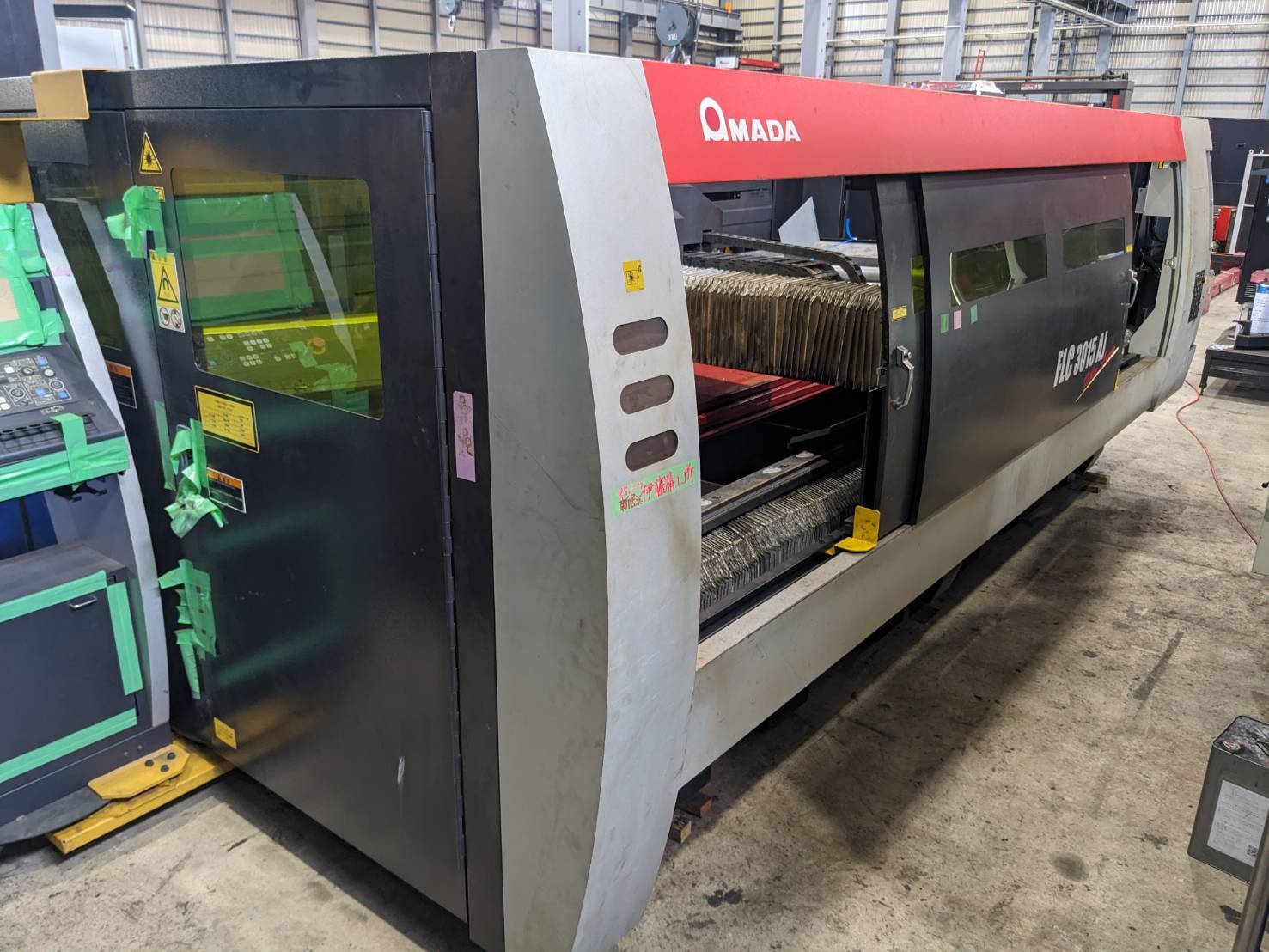 アマダ ファイバーレーザー加工機 FLC-3015AJ | マシンライフ