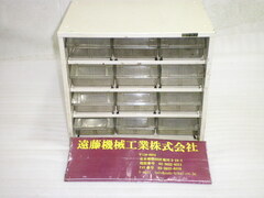 サカエ パーツキャビネット ３列４段