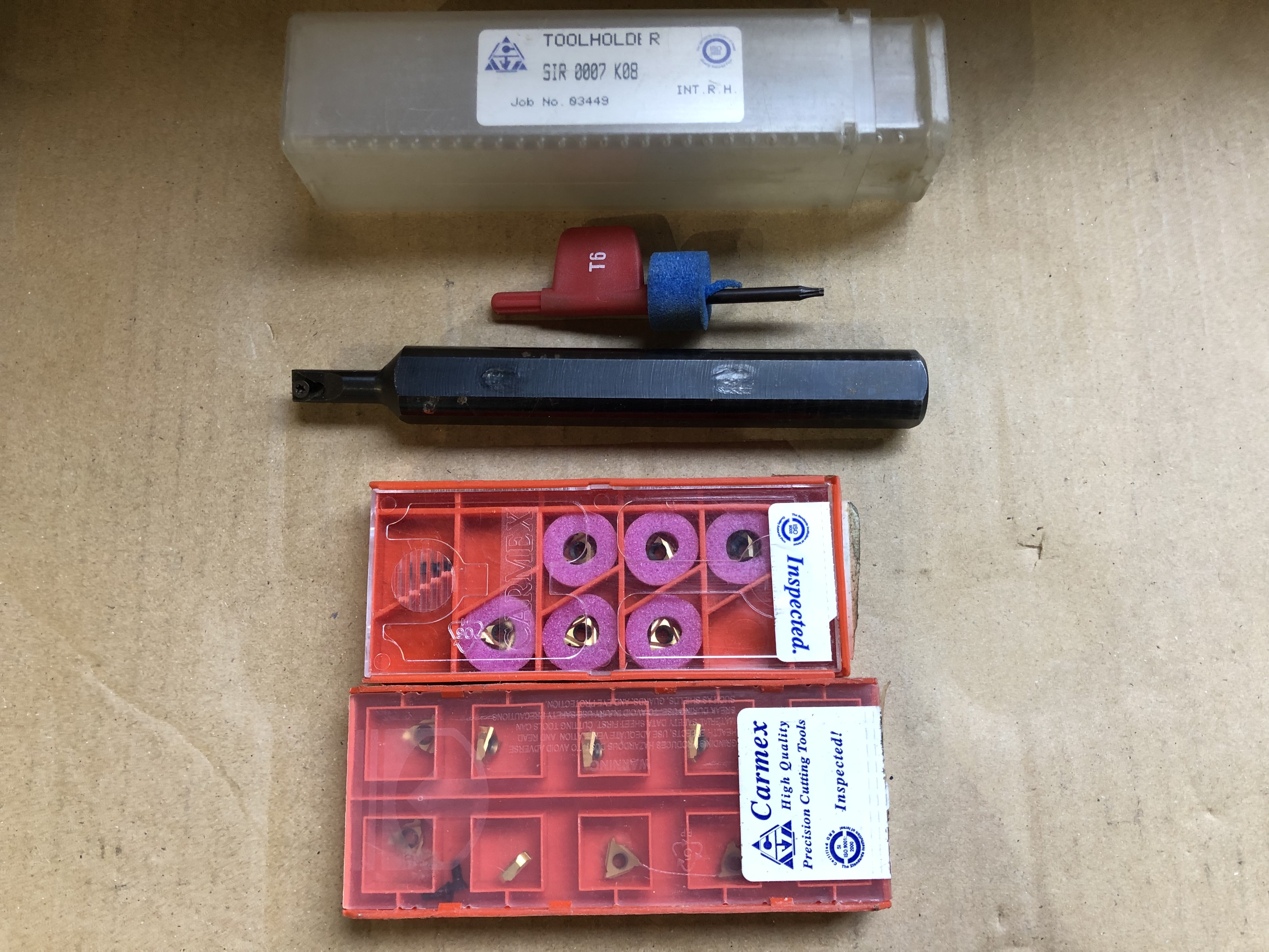 CARMEX/カーメックス 内径ねじ切りバイト 【内径ねじ切りバイト】SIR0007K08