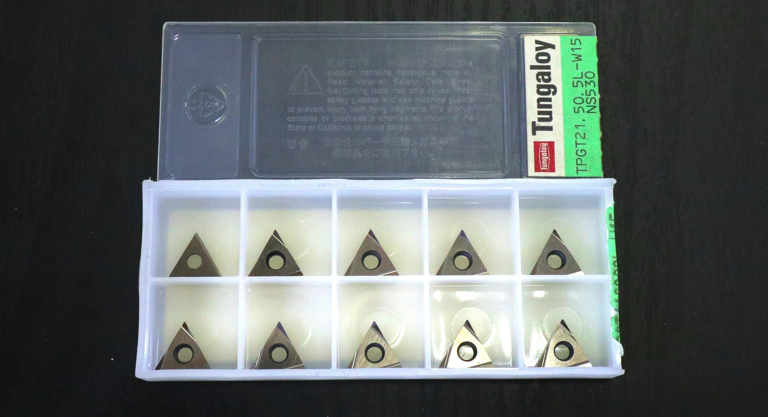 タンガロイ チップ　 TPGT110202L-W15 NS530 　10個　　未使用