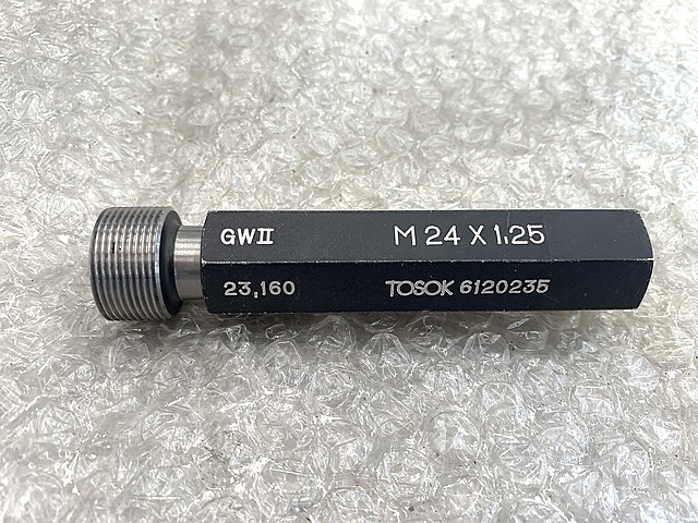 TOSOK ネジプラグゲージ M24×1.25