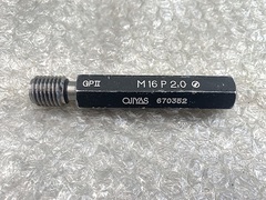 オヂヤセイキ ネジプラグゲージ M16P2.0