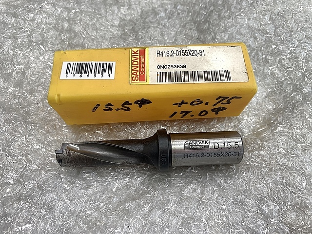 サンドビック スローアウェイドリル R416.2-0155×20-31