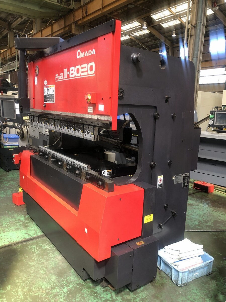 アマダ 2.0m油圧ベンダー FBD8020NT 2000年式 | マシンライフ 中古機械情報