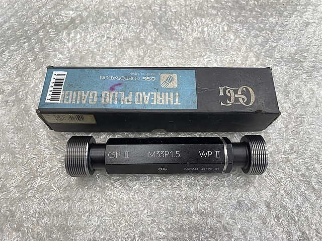 OSG ネジプラグゲージ M33P1.5
