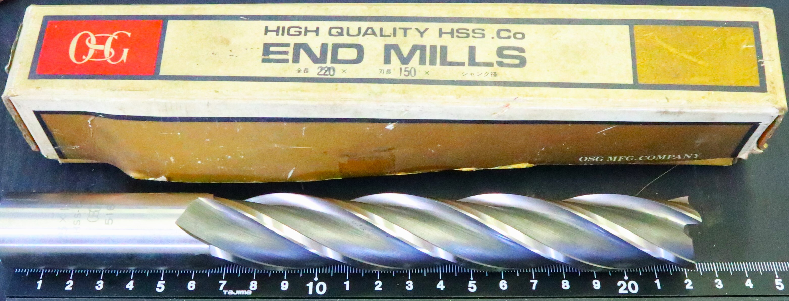 OSG  エンドミル 220×150　25　未使用