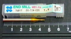 OSG エンドミル EX-TIN-EDS　1.7　未使用
