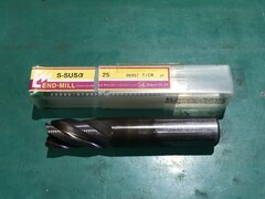 S&K 4枚刃/スクエア/エンドミル SKH57シリーズ φ25