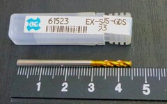 OSG　 ドリル 　 　EX-SUS-GDS-2.3 全長45シャンク径3刃径2.3