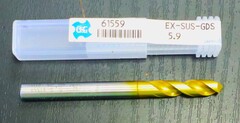 OSG ドリル 　EX-SUS-GDS 5.9 刃径5.9溝長28全長72シャンク径6未使用