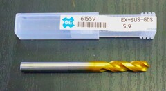 OSG  ドリル　 　EX-SUS-GDS　5.9全長72シャンク径6刃径5.9溝長28　未使用