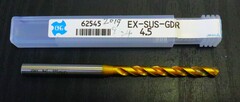 OSG  ドリル　 EX-SUS-GDR　4.5刃径4.5溝長47全長91シャンク径6