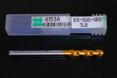 OSG ドリル　 EX-SUS-GDS 3.8刃径3.8溝長22全長54シャンク径4