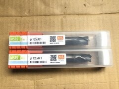 NS TOOL ラジアスエンドミル2本 【ラジアスエンドミル2本】φ12xR1 MSRS430