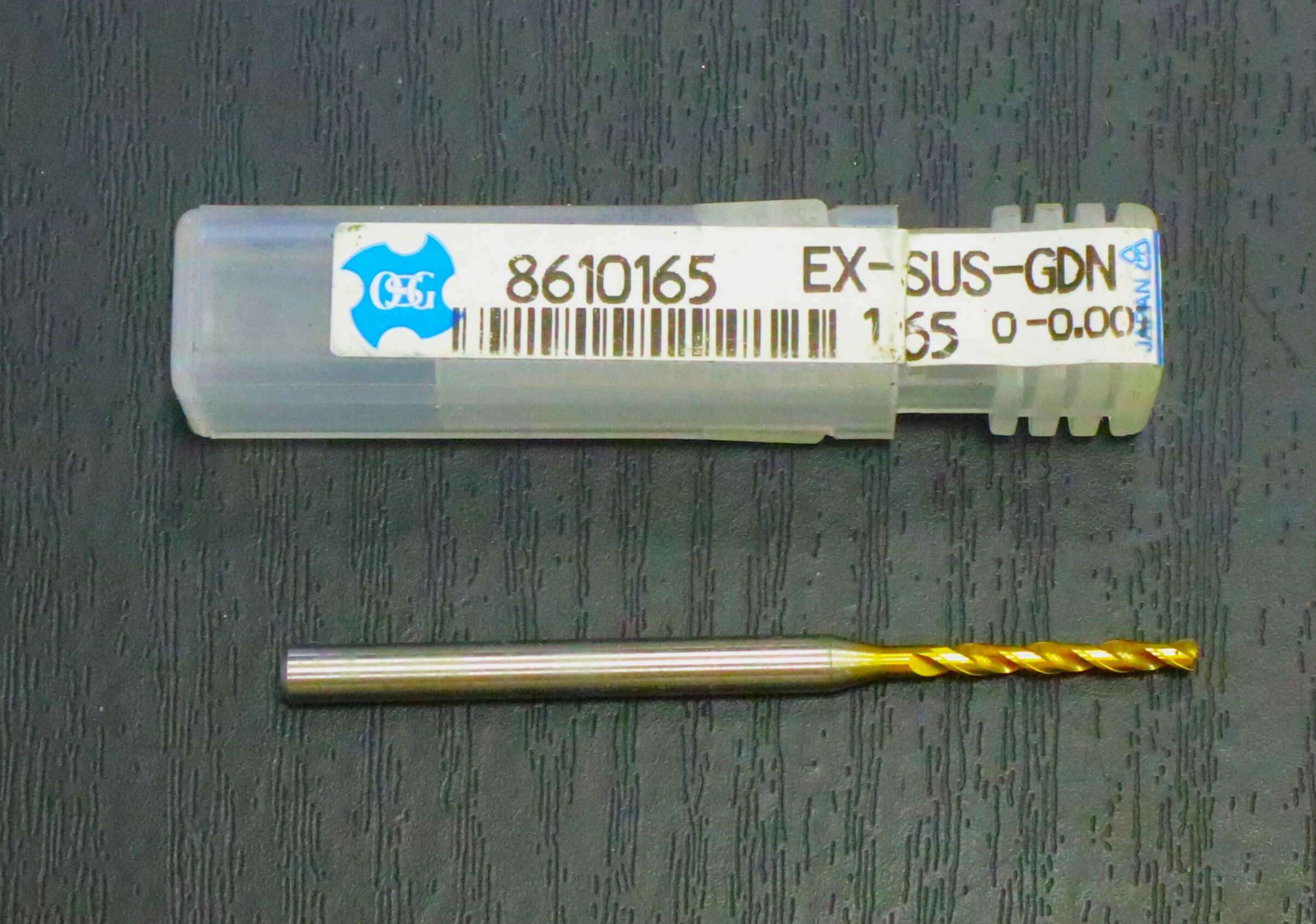 OSG  ドリル　 　EX-SUS-GDS1.65　シャンク径3先端角140全長47刃径1.65