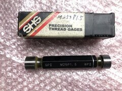第一測範 メートルネジプラグゲージ 【メートルネジプラグゲージ】M25P1.5 GPWPII