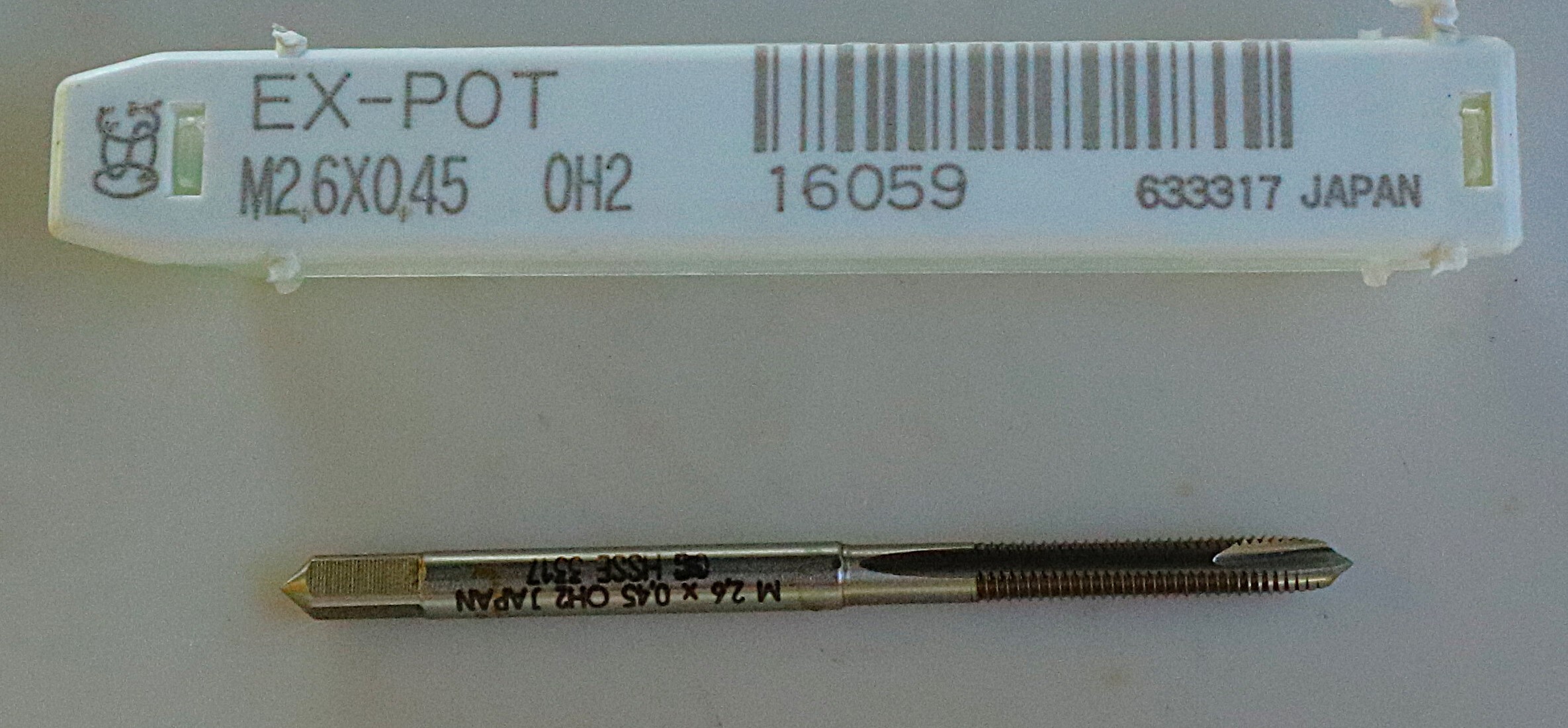 OSG ポイントタップ   EX-POT-STD-M2.6X0.45