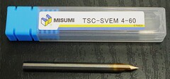 MISUMI　 超硬面取り用エンドミル  　TSC-SVEM4-60