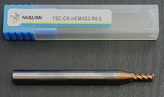 ミスミ  超硬ラジアスエンドミル TSC-CR-HEM4S3-R0.5