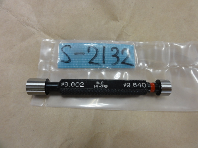 児玉精密 栓ゲージ φ9.602 φ9.640