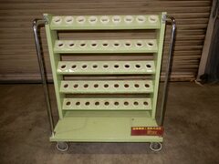 不明 ツールラック HSK-63　45本（9本x5段）