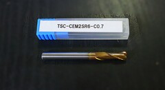MISUMI  エンドミル TSC-CEM2SR6-C0.7