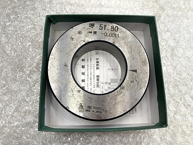 新潟精機 リングゲージ 51.80