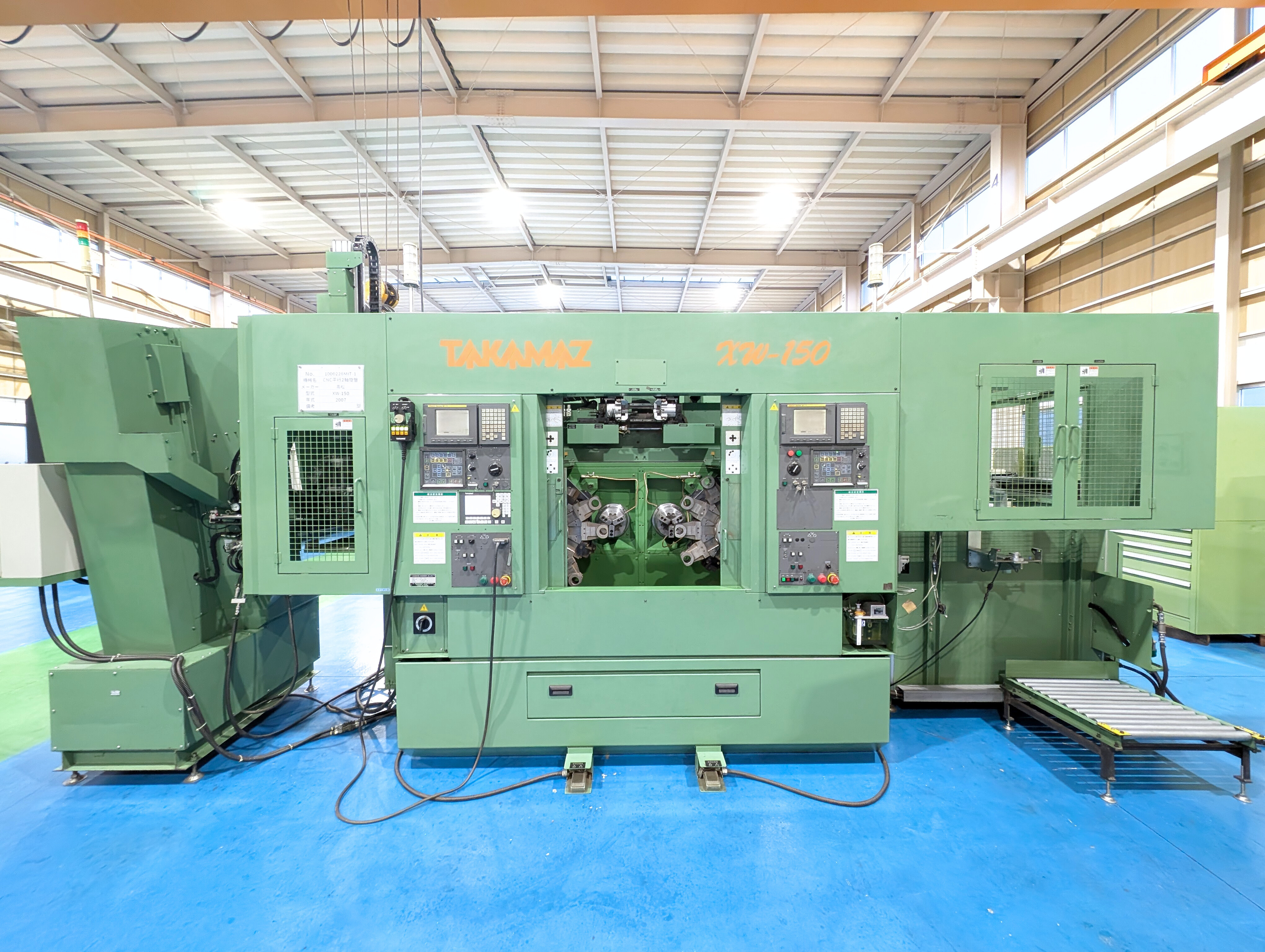 せんまるページ 高松機械 CNC平行2軸旋盤 XW-150 | マシンライフ