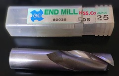 OSG　 ハイススクエアエンドミル EDS-25.0