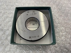 新潟精機 リングゲージ Φ26 呼