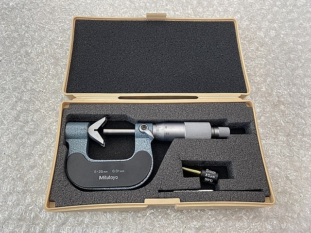 ミツトヨ V溝マイクロメーター VM5-25(114-121)