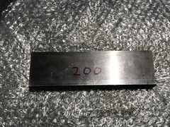 不明 ベンダー金型(1Vダイ) V7　全長200ｍｍ　