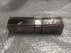 不明 ベンダー金型(2Vダイ) L100/L25/L11（2個）/L13（2個）/L15（2個）