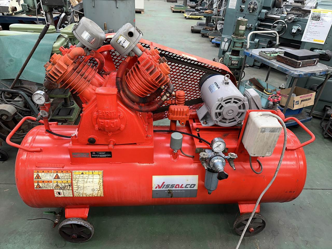 富士 OW-35 エアコンプレッサー 富士コンプレッサー コンプレッサー（レシプロ） OW-35 | マシンライフ