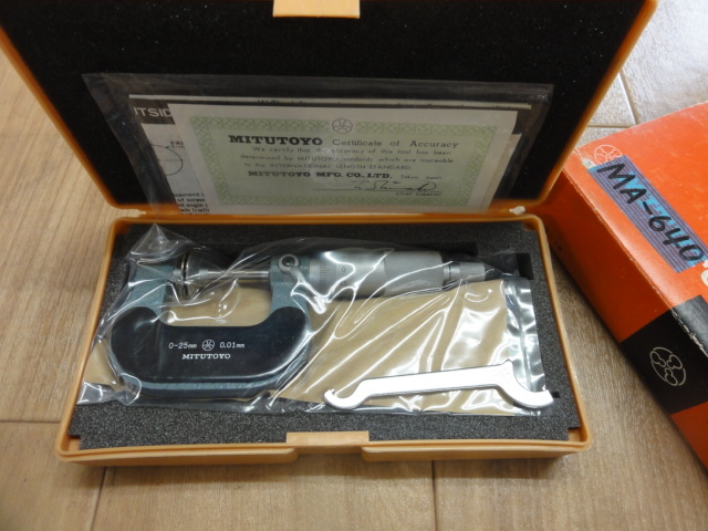 MITUTOYO｜ミツトヨ 歯厚マイクロメーター GMA-25