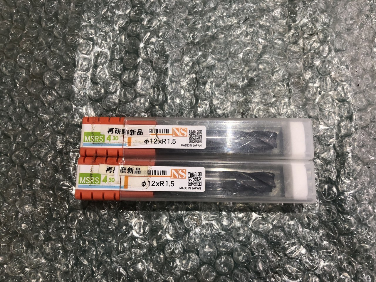 NS TOOL エンドミル φ12ｘR1.5（2本）