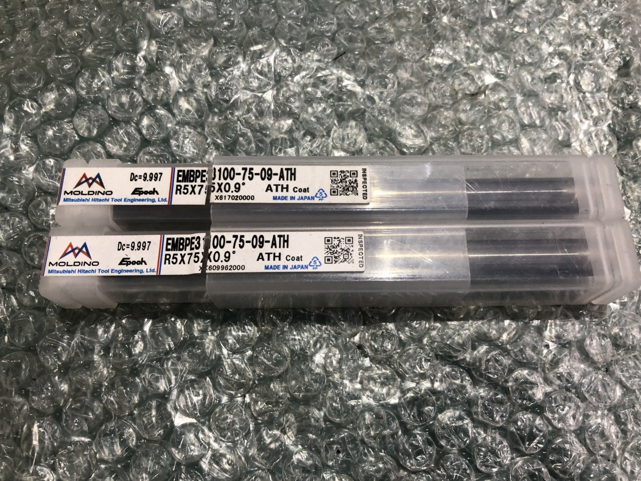 MITSUBISHI HITACHI TOOL エンドミル R5x75x0.9°（2本）