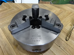 北川,KITAGAWA 3爪スクロールチャック KA6C-10