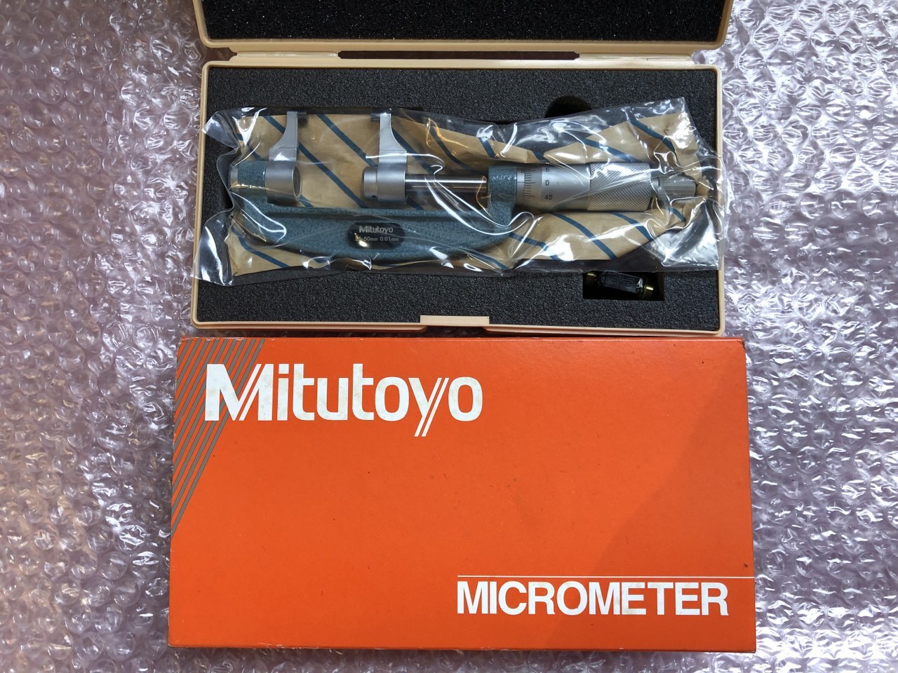 ミツトヨ/Mitutoyo キャリパー形外側マイクロメータ 【キャリパー形外側マイクロメータ】OMP-50(143-102)