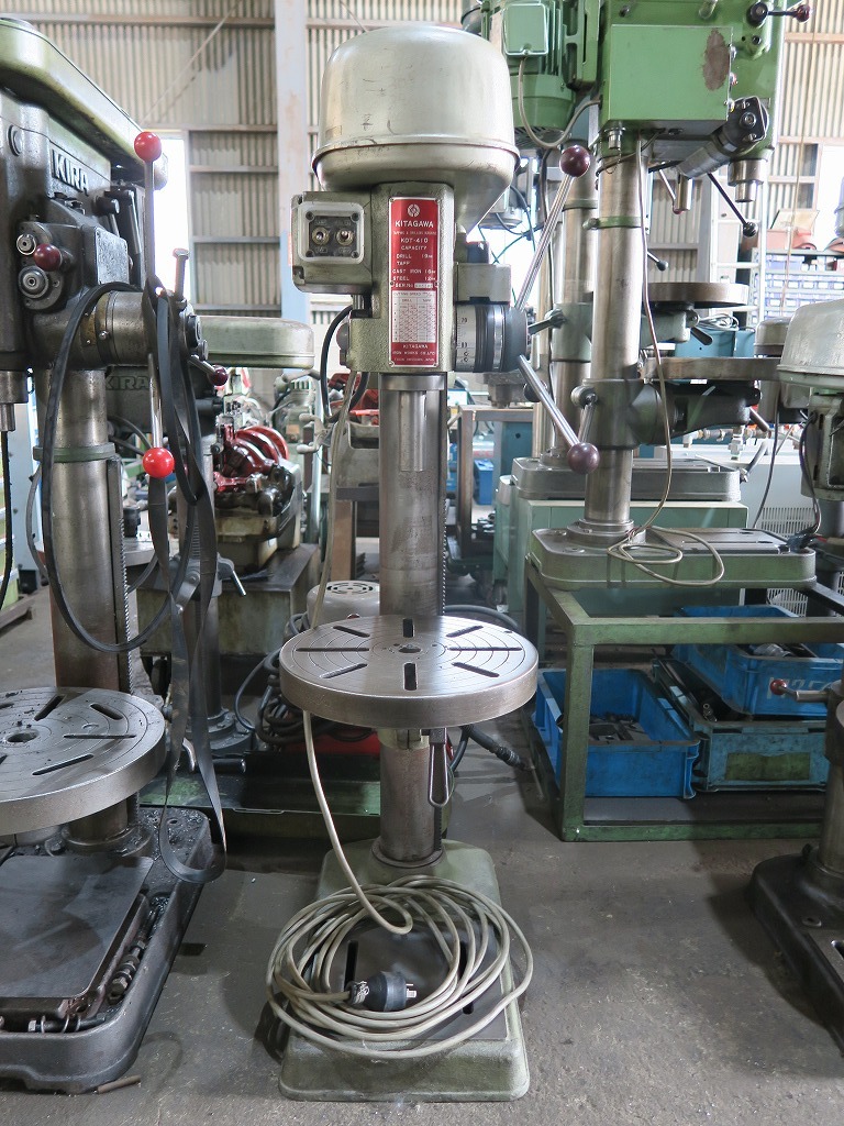 北川製作所タッピングボール盤　KDS-410 北川 KDS-410 卓上ボール盤【10862656】