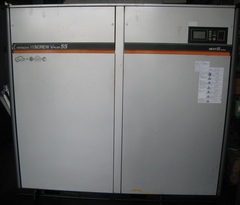 日立産機システム 55kwスクリューコンプレッサー OSP-55VARN3