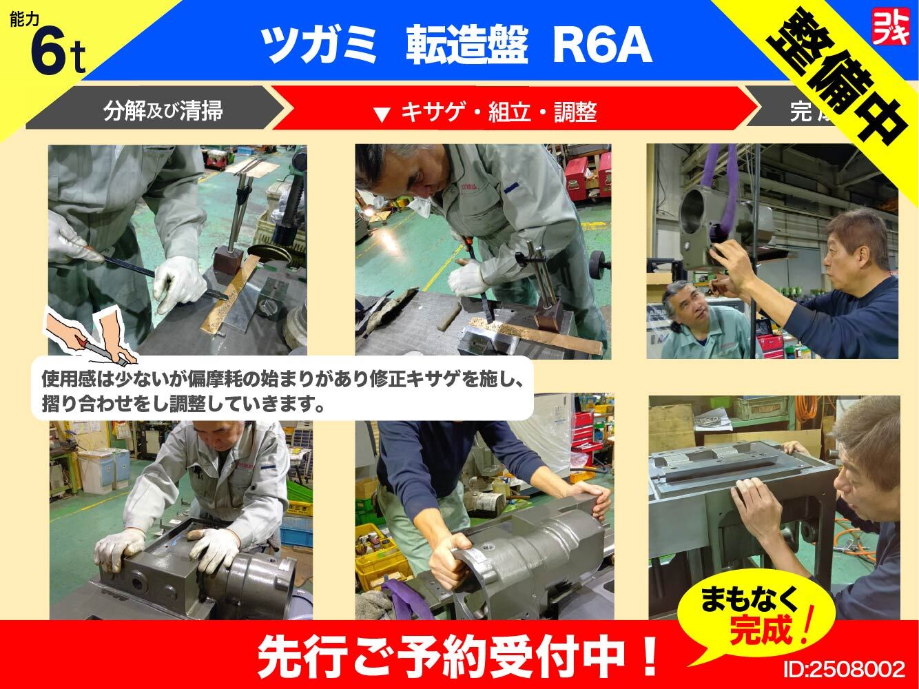 ツガミ 転造盤 R6A