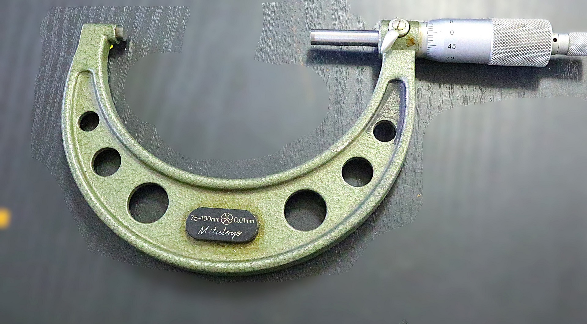 ミツトヨ 外側マイクロメータ 75-100　0.01㎜