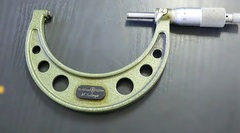 ミツトヨ 外側マイクロメータ 75-100　0.01㎜